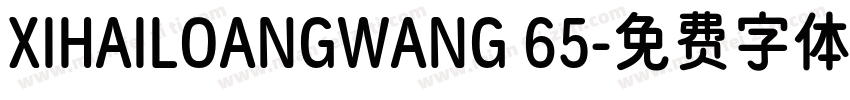 XIHAILOANGWANG 65字体转换